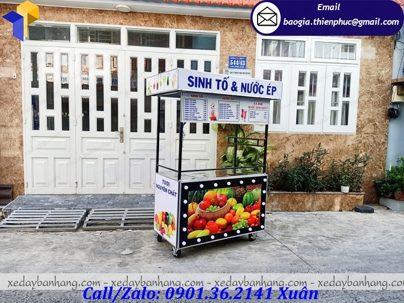 tủ bán sinh tố nước ép