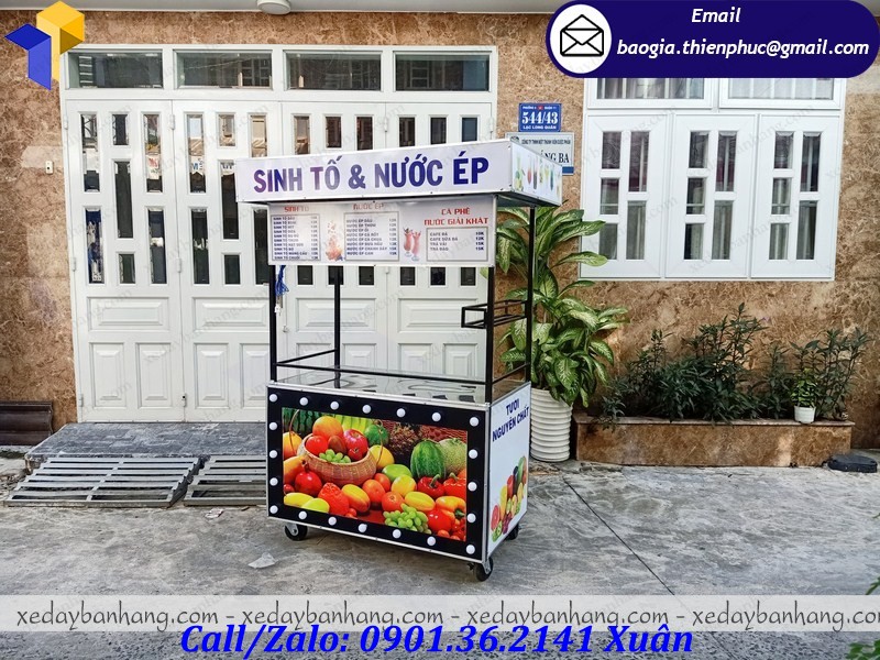 xe đẩy bán sinh tố