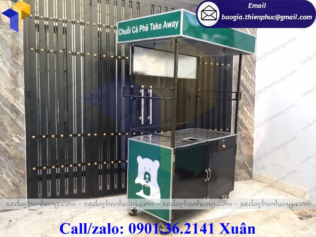 xe bán cà phê lưu động