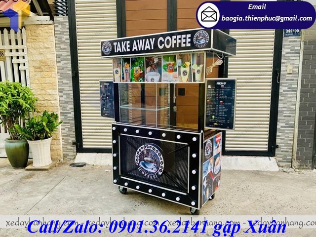 giá xe đẩy bán coffee