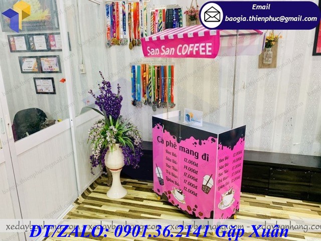giá xe bán cafe vỉa hè