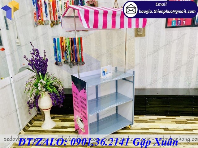 xe bán cafe vỉa hè lắp ráp