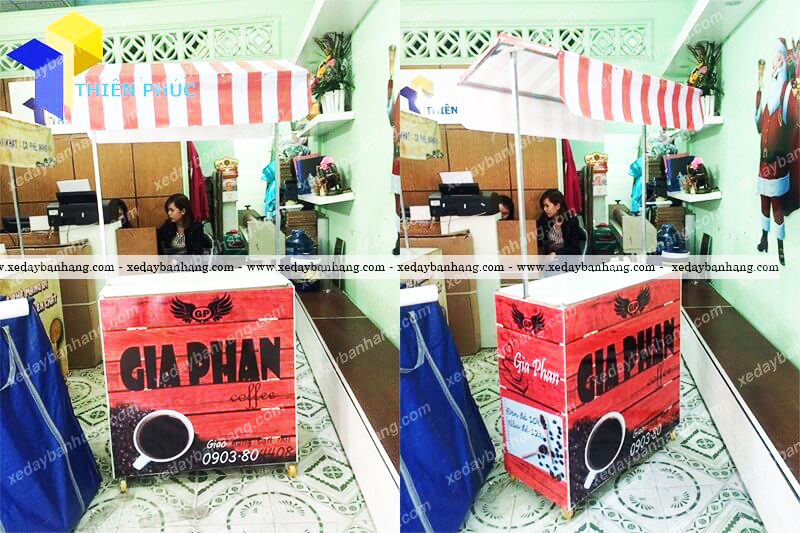 xe bán café mang đi
