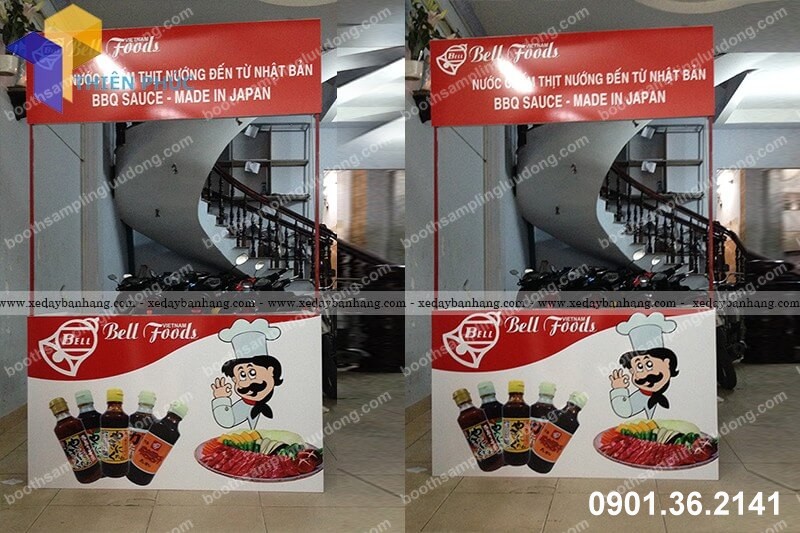Bàn sampling bán hàng tiện ích
