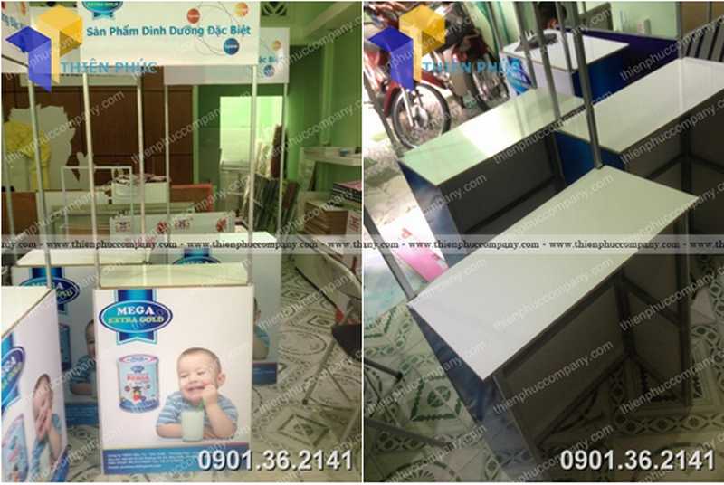 Quầy booth bán hàng di động