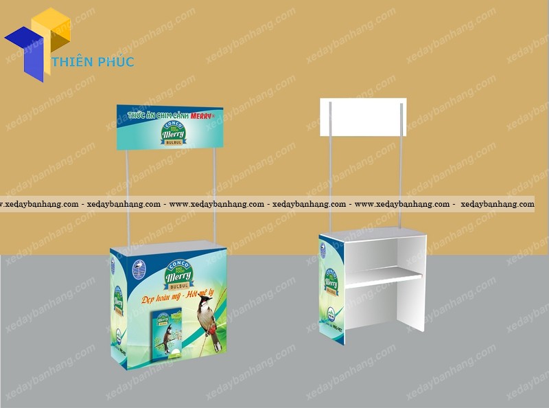 quầy sampling lưu động giá rẻ