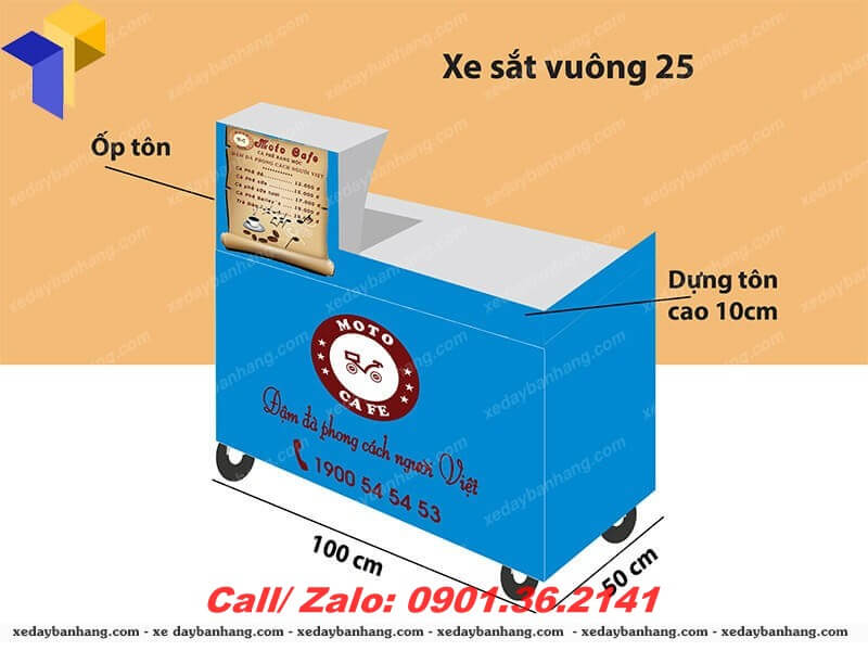 quầy xe bán cà phê