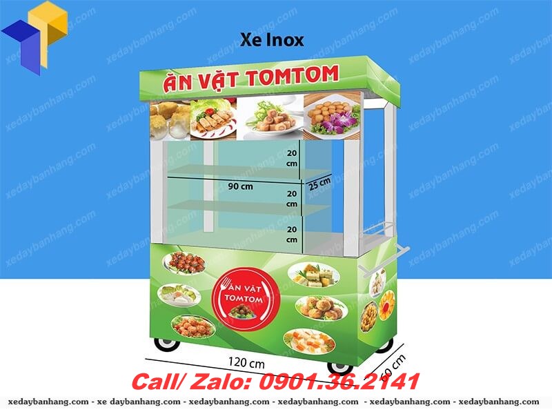 xe bán đồ ăn vặt