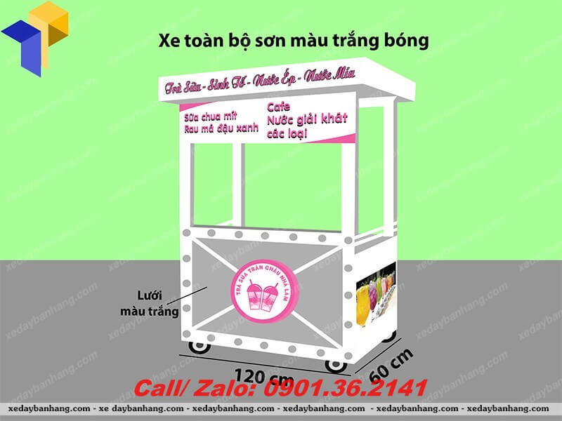 Xe bán trà sữa