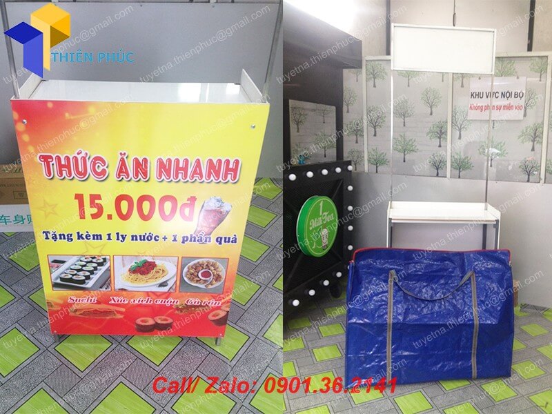 sản xuất booth sampling