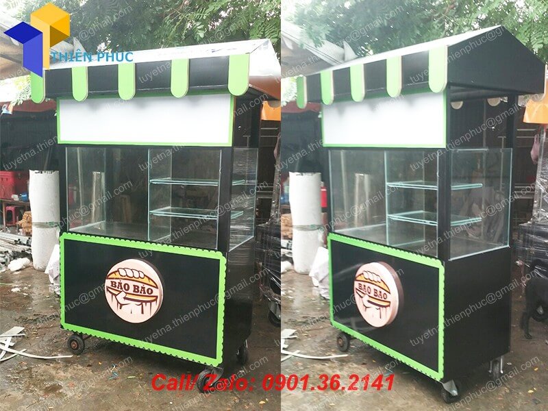 xe bán bánh mì lưu động