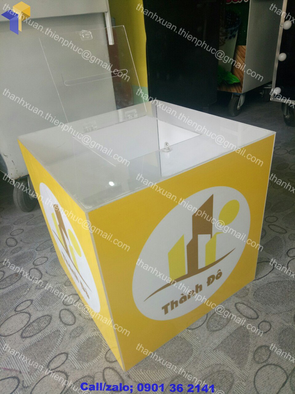 thùng phiếu bốc thăm trúng thưởng
