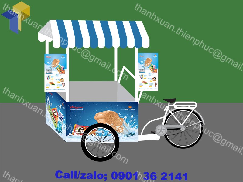 Xe đạp bán kem lưu động