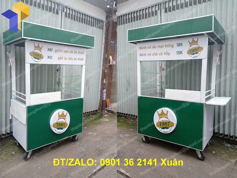 xe bán bánh mì giá rẻ