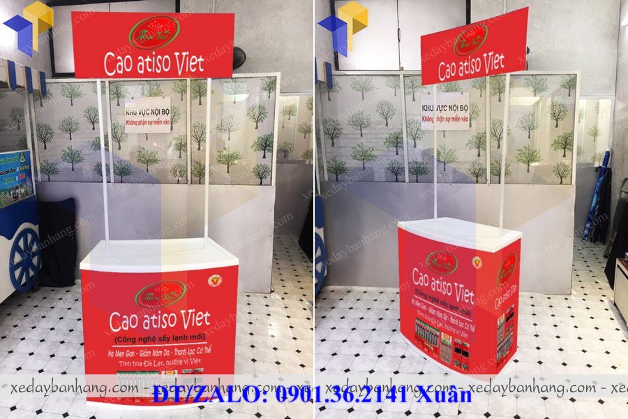 Booth nhựa bán hàng hội chợ