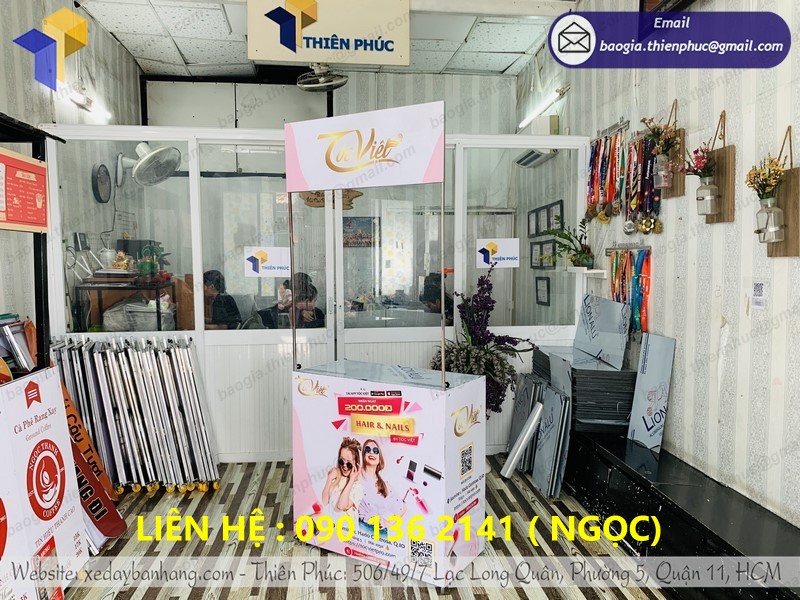 booth 80 tóc việt mang đi