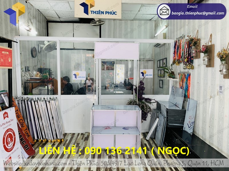 booth quảng cáo tóc việt