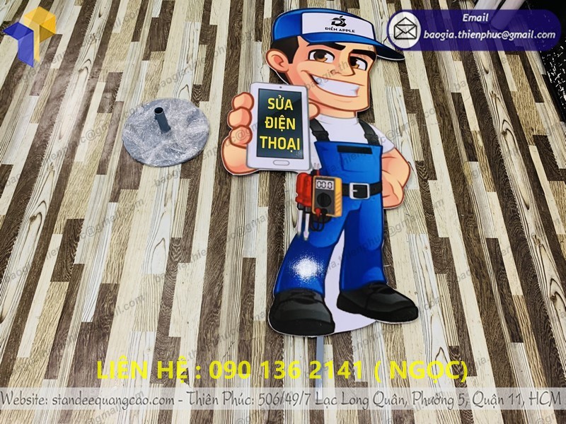 standee hoa thinh điên thoại hcm