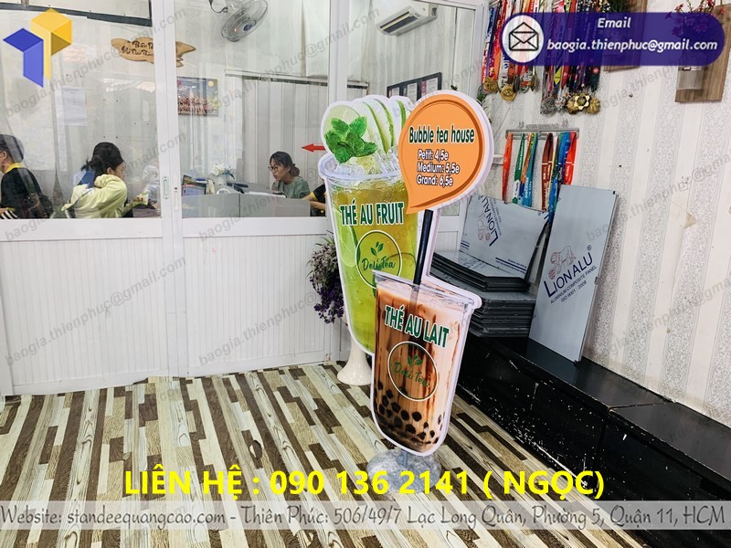 standee ly trà sữa