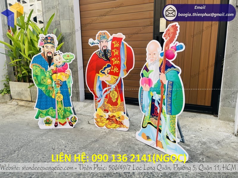 standee mô hình phúc lộc thọ