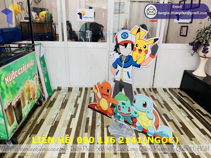 STANDEE POKEMON CHÂN SẮT