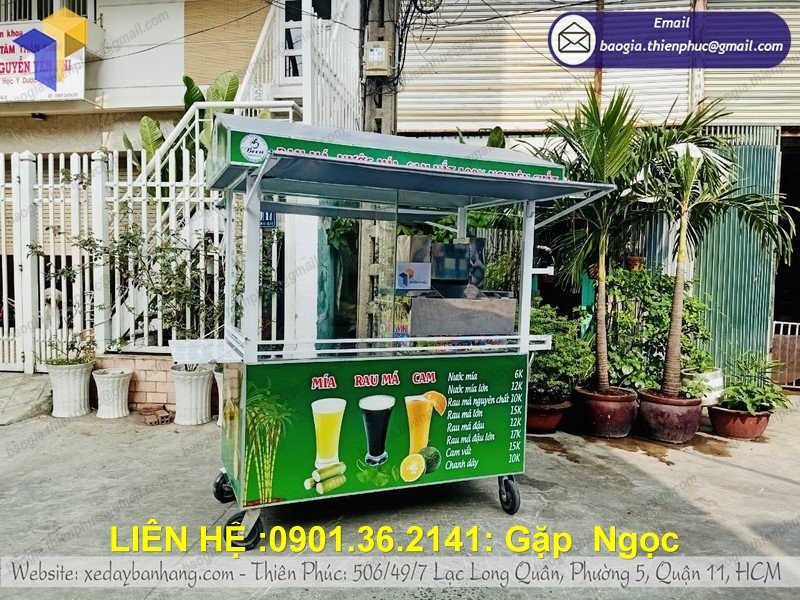 xe bán nước mía rẻ đẹp nhất tại tp hcm