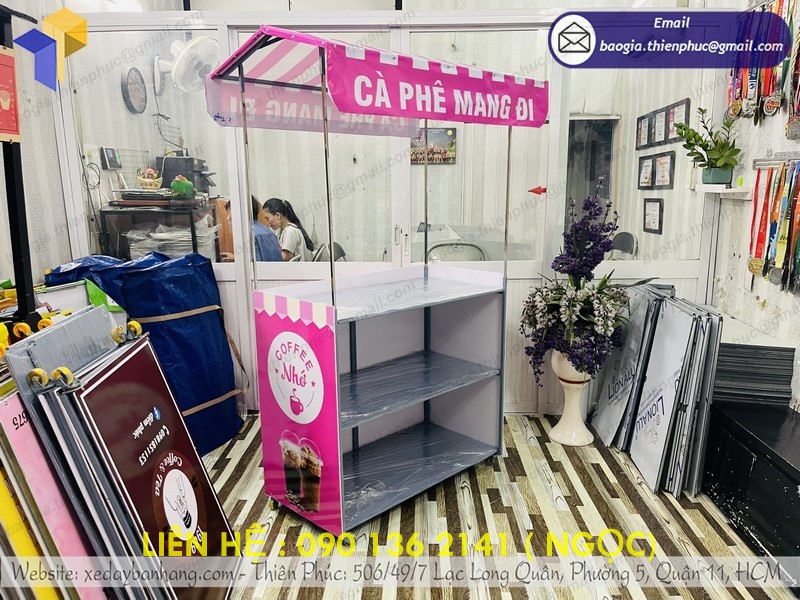 xe cofe gấp gọn nhỏ gọn