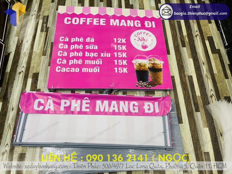 xe cofe gấp gọn nhỏ xinh