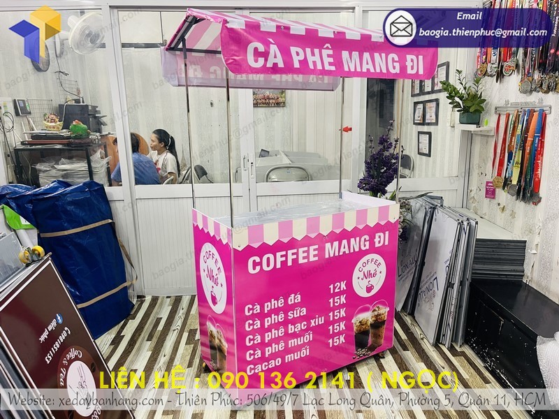 xe cofe gấp gọn