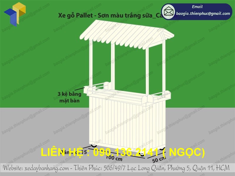 XE GỖ CÀ PHÊ Q8