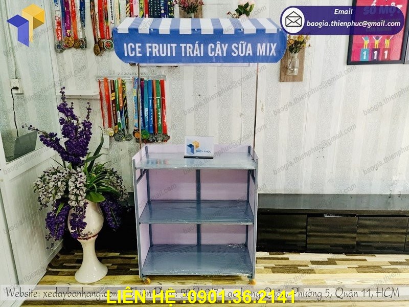 xe lăp ráp bán nước ép độc lạ