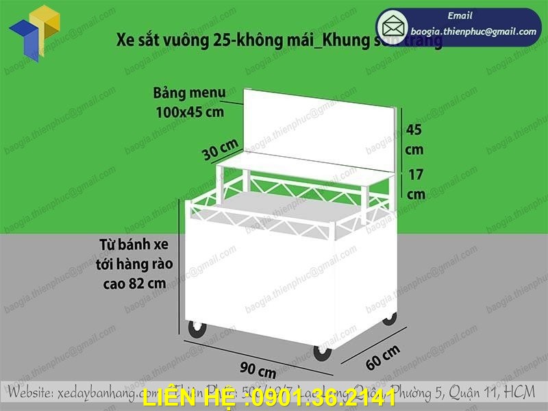 xe sắt tone trắng quý phái đẹp giá rẻ