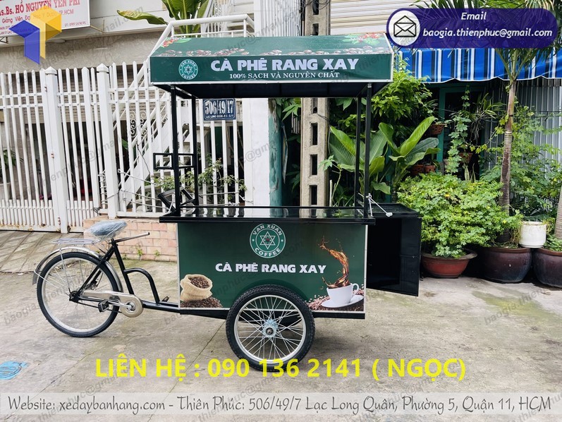 xe đạp bán cà phê rang xay giá rẻ