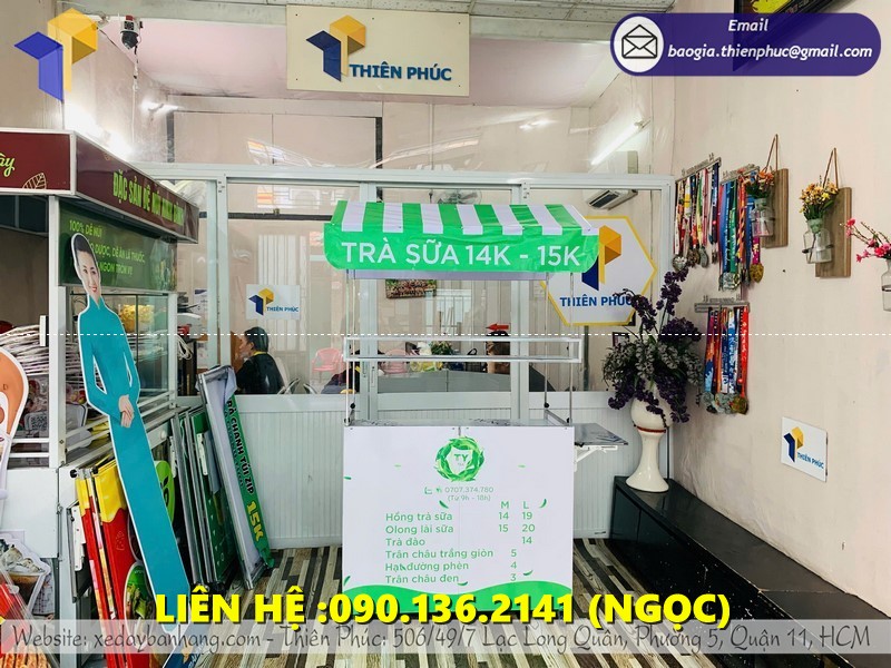 booth bán hàng xêp gọn