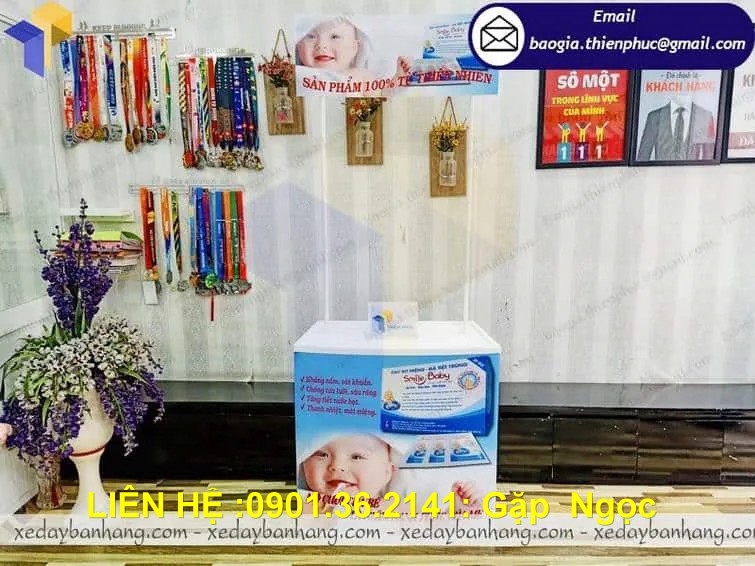 booth nhựa lắp ráp