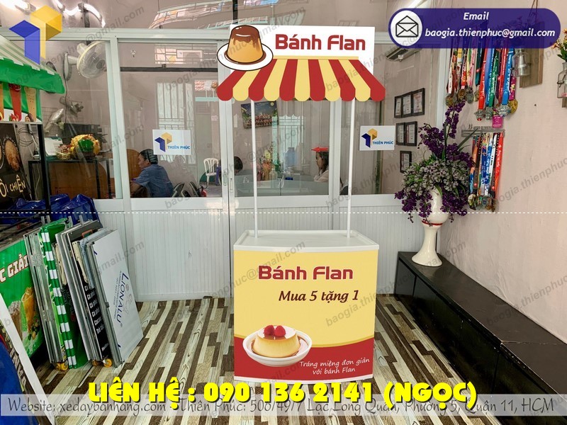 booth nhựa quảng cáo