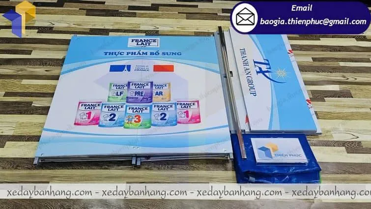 booth xếp quảng cáo bán hàng đẹp