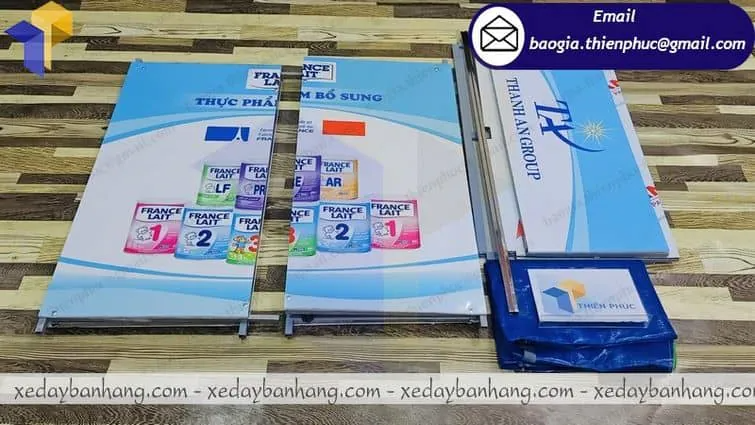 booth xếp quảng cáo bán hàng giá rẻ