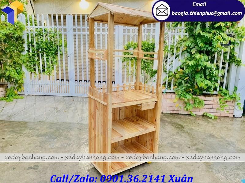 giá tủ gỗ bán trà sữa