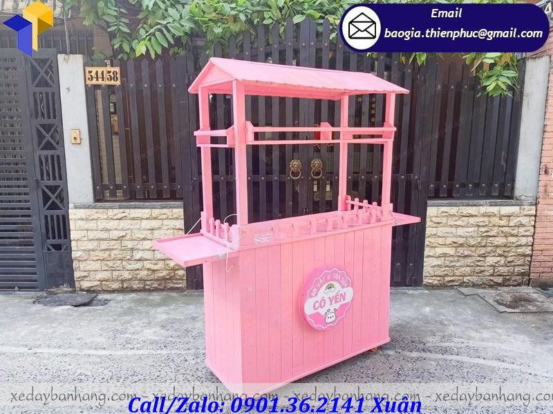 giá tủ gỗ bán trà sữa
