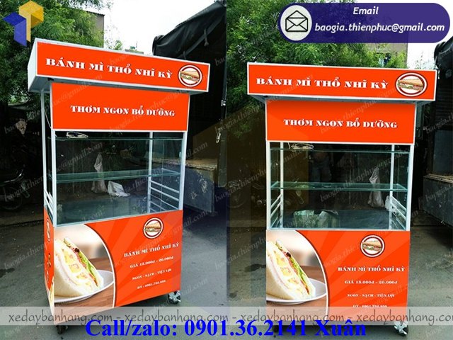 giá xe bán bánh mì bao nhiêu