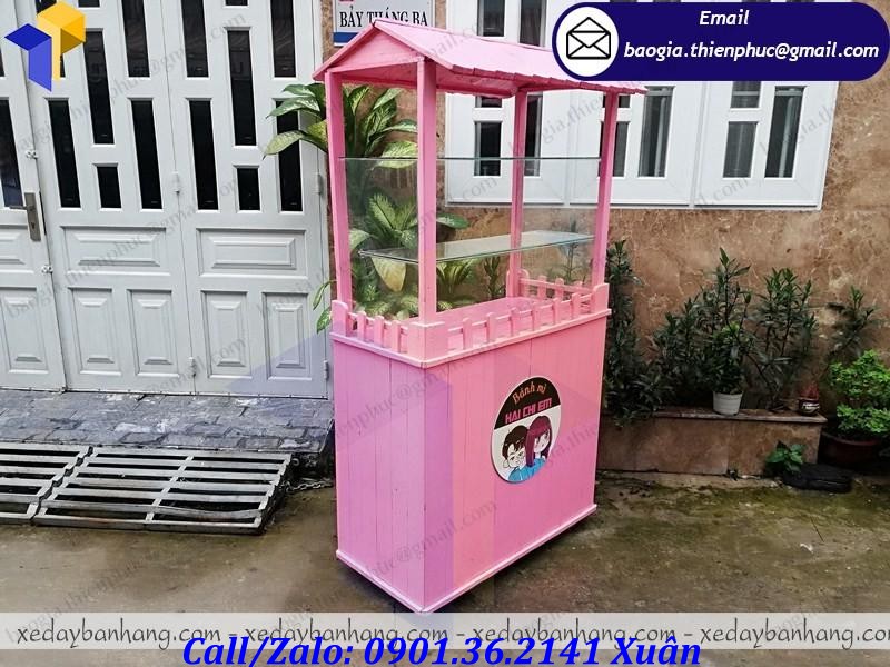 giá xe gỗ bán bánh mì
