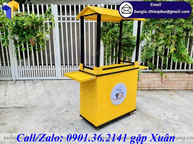 giá xe gỗ bán coffe