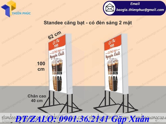 hộp đèn quảng cáo căng bạt