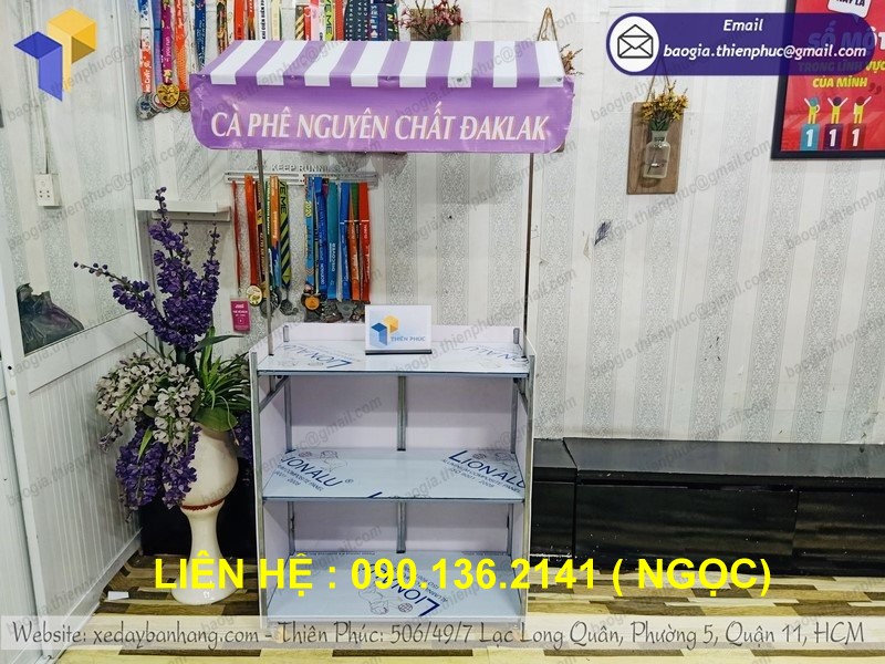 làm quầy bán hàng caphe phin giá rẻ