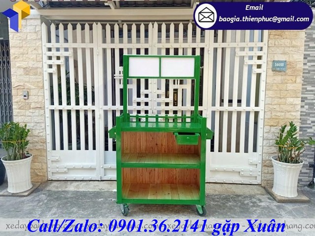 mua tủ gỗ bán nước ép trái cây