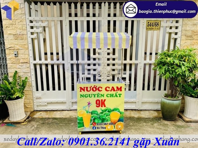 mua xe bán nước cam tháo lắp