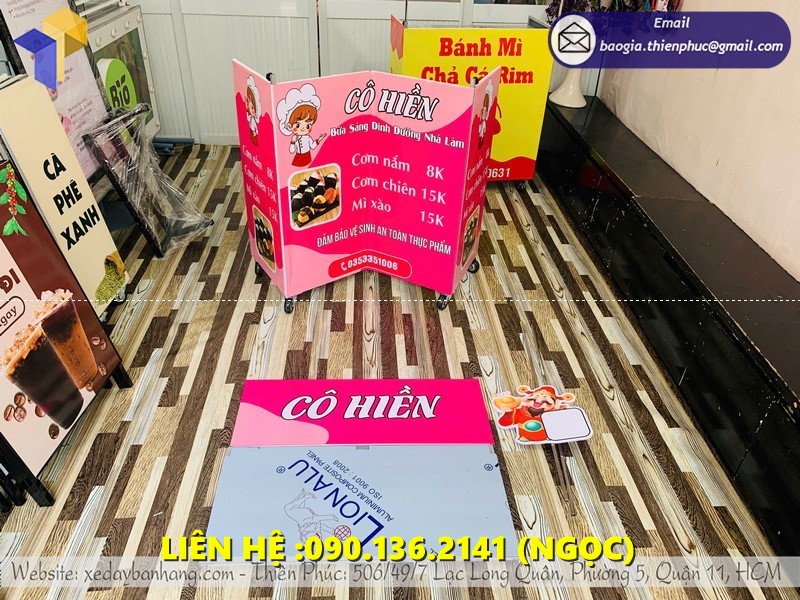quầy bán cơm cuộn hàn quốc