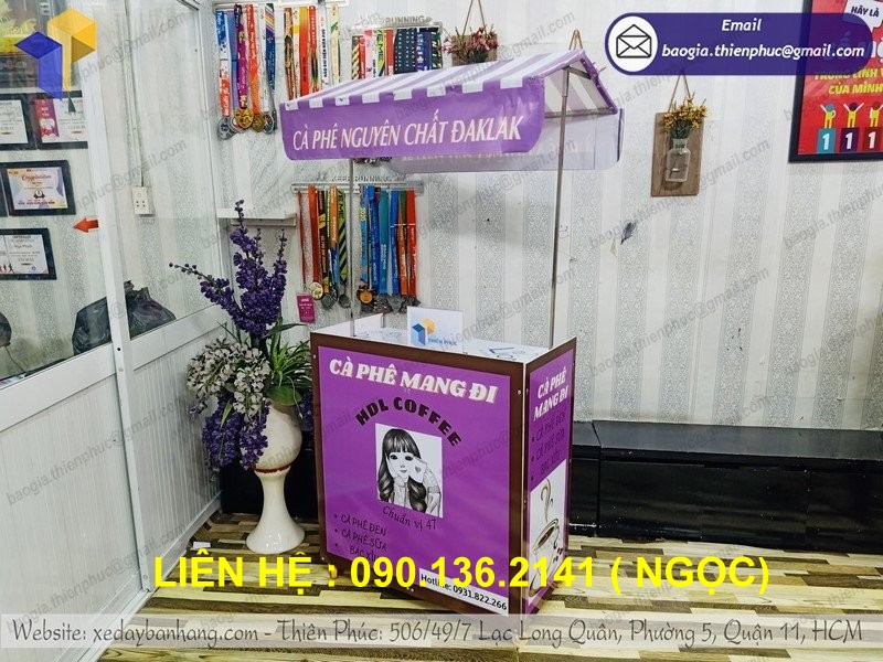 quầy bán hàng caphe phin giá rẻ