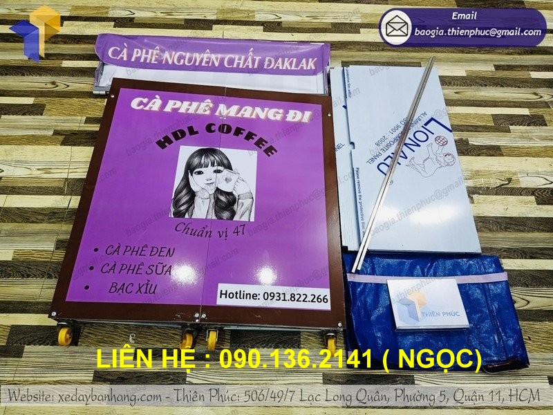 quầy bán hàng caphe phin